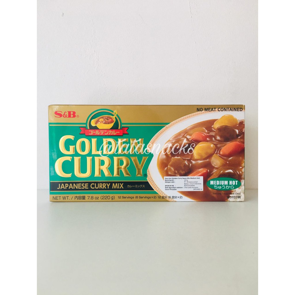 

S&B Golden Curry Sauce Mix / Bumbu Kari Jepang Golden Curry Mix