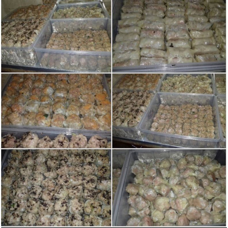 

Dimsum Frozen/fresh toping mix isi 100 pcs