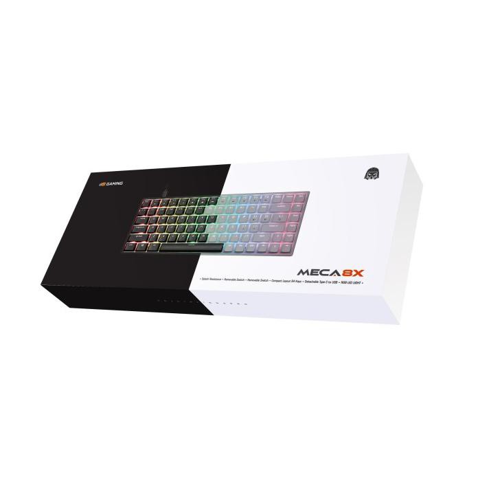 KEYBOARD GAMING DIGITAL ALLIANCE DA MECA 8X - GAMING KEYBOARD RGB - BLACK, BLUE SWITCH