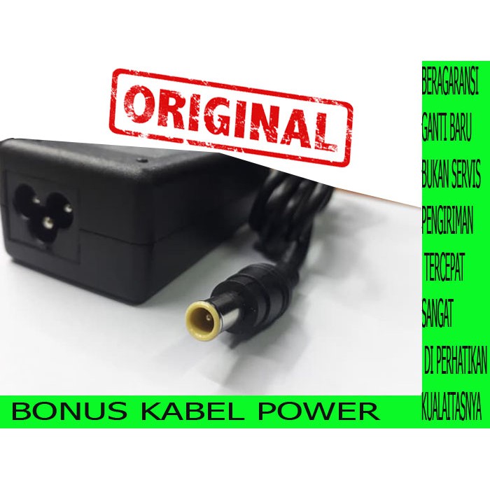 Adaptor Charger TV Dan Monitor LG Original 19V 1.7A Jarum