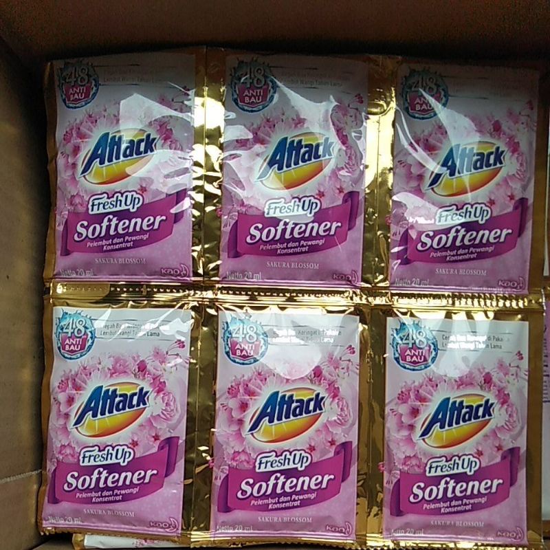 attack softener fresh up sachet