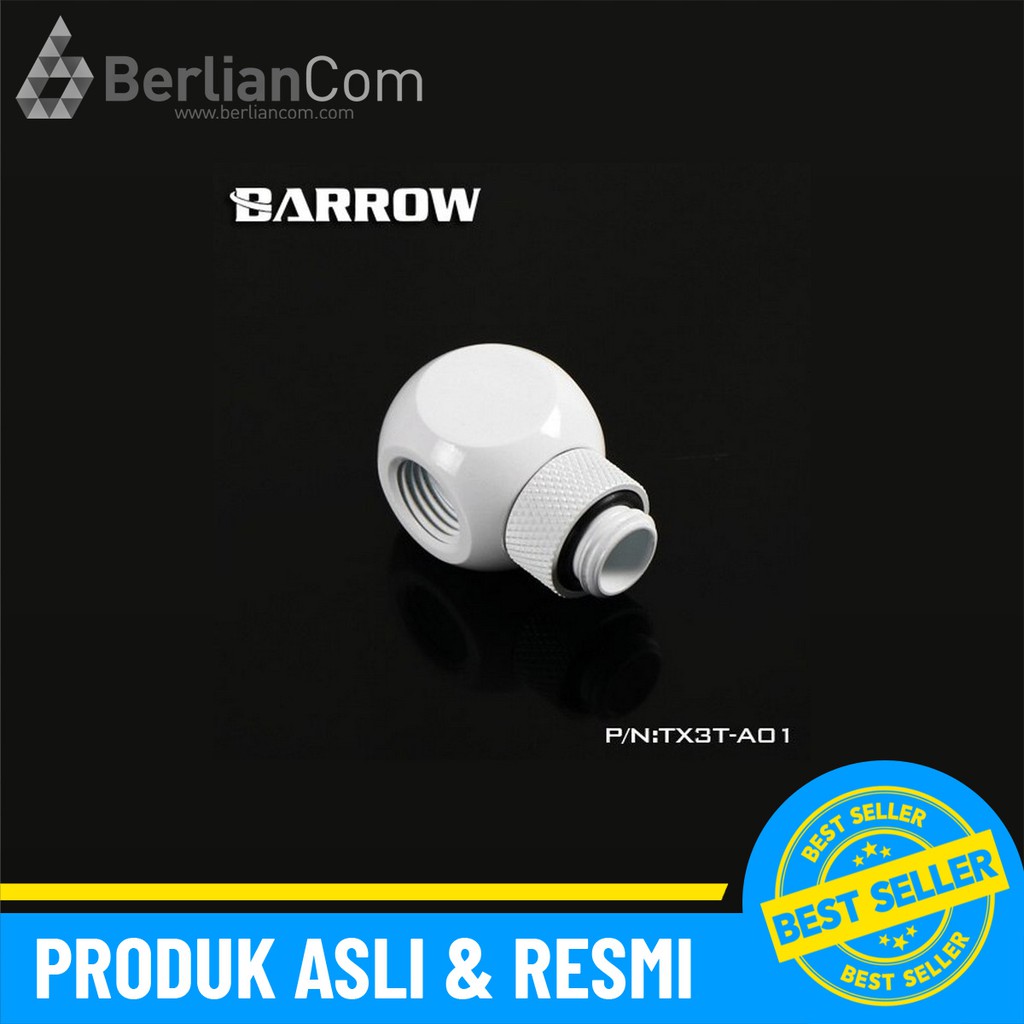 BARROW TX3T-A01 Rotary Cube Tee - 3 Way Splitter White
