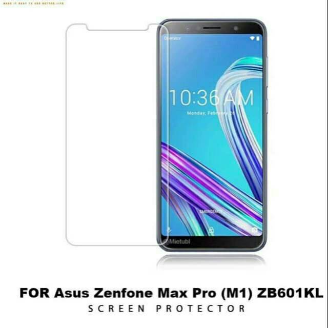 Clear Tempered Glass ASUS ZENFONE MAX PRO M1 ZB601KL Anti  