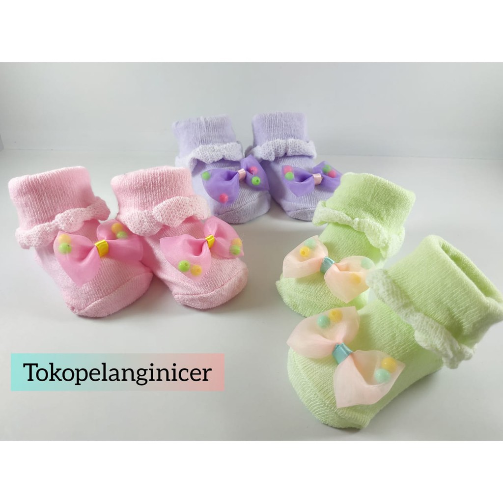 Kaos Kaki Bayi Anti Slip Motif Motif PITA Kualitas Premium Lembut Tokopelanginicer