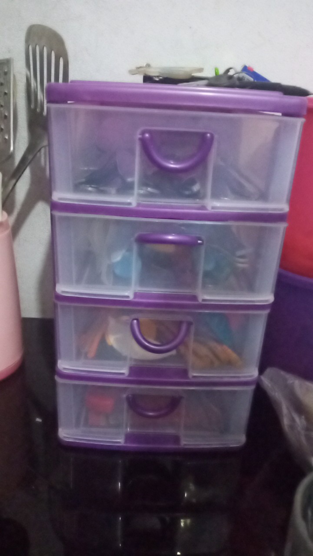 Komet Star Mini Container Victory Susun 4 M / Laci Mini / Laci Plastik