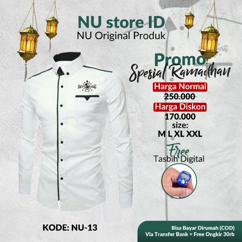 kemeja NU/baju NU/muslim NU