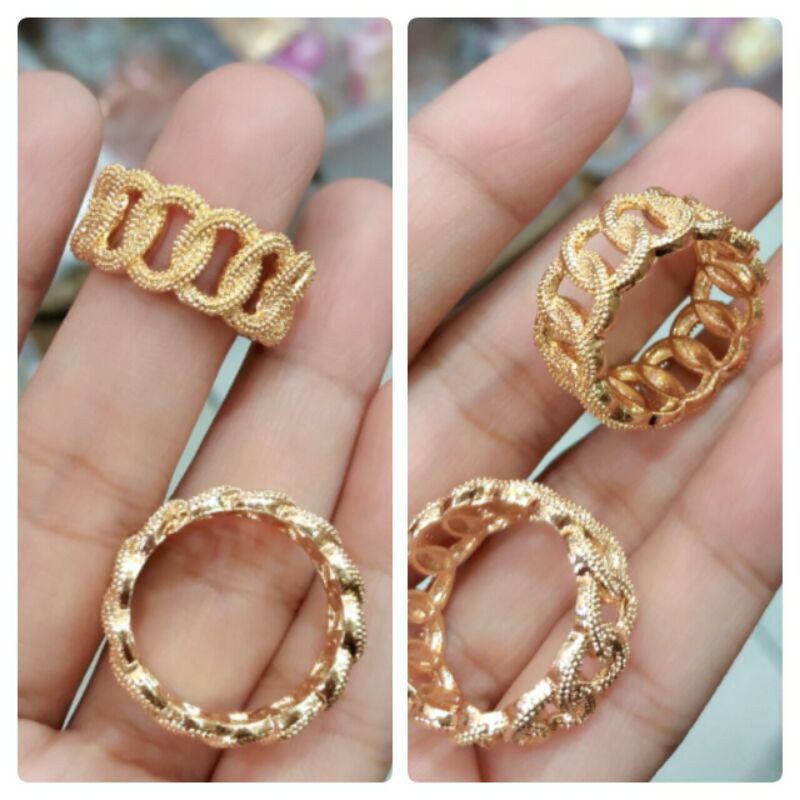 Cincin Bunga Kendari Dubai. yaxiya .perhiasan wanita-E