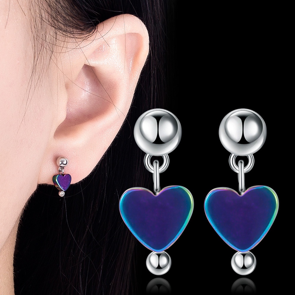 Anting Perak 925 Wanita Cinta Manis Fashion Perhiasan/Subang Telinga anting perempuan