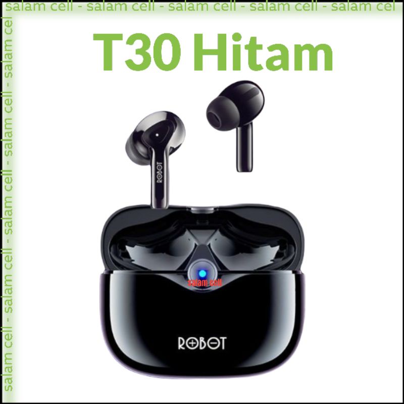 Headset Blutooth Robot airbuds TWS T40NC T20s T10 super bass batre tahan lama Bergaransi