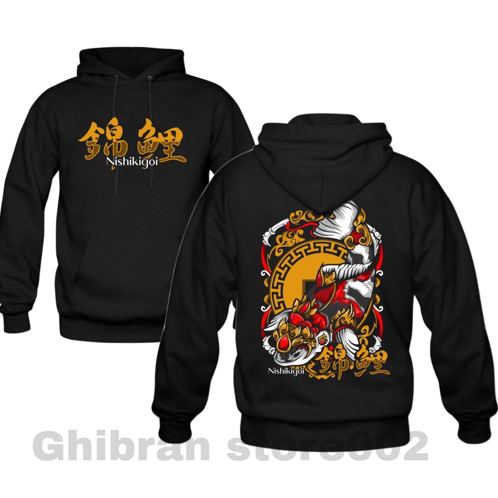Hoodie Shockbreaker - M,L,XL,XXl - Hitam - Jaket Sweater Suiter Hudie Sewiter Prostreet Suwiter Hodie Oversize Pria Korean Aesthetic Sunmori Hitam Keren Tebal Original Jepang Anime Distro Cowok Murah Style Polos-Rgs - Koi Redyellow