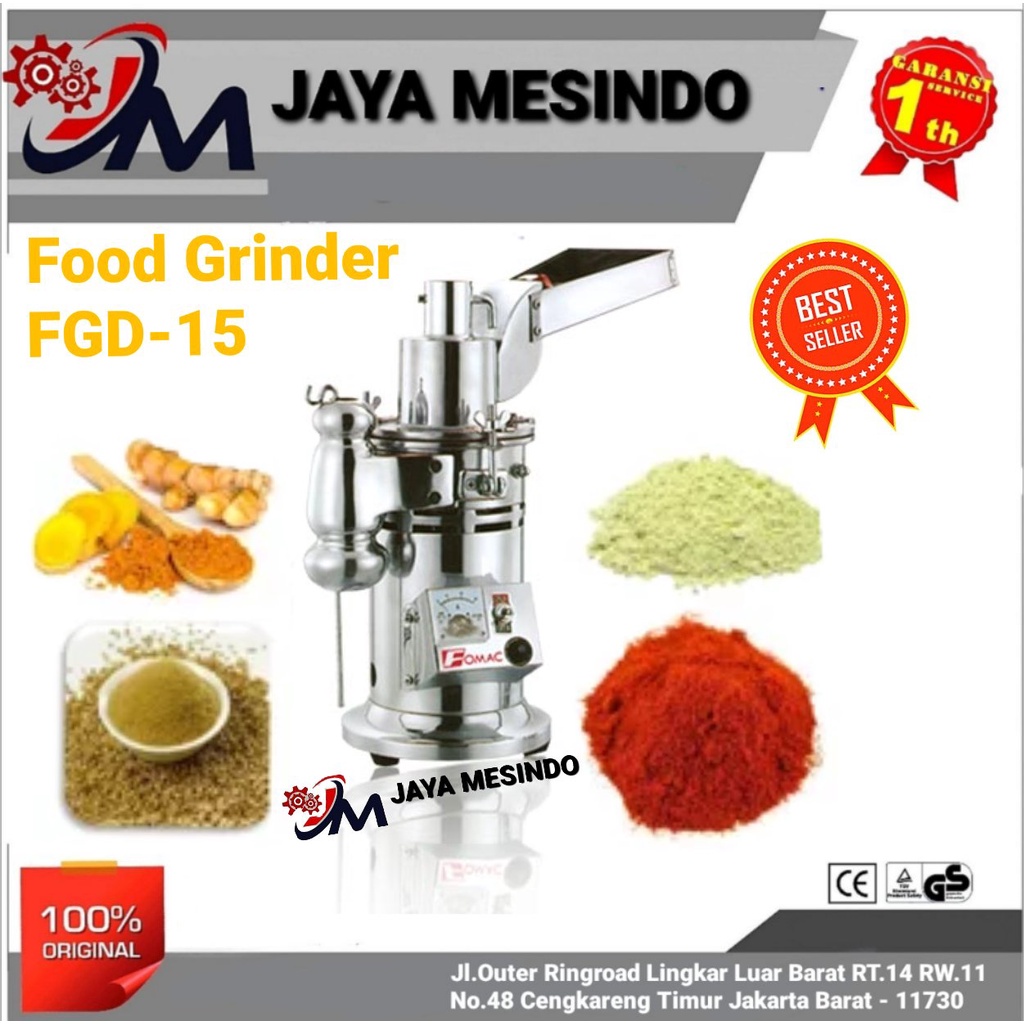 Jual Mesin Food Grinder FGD15 FOMAC Shopee Indonesia