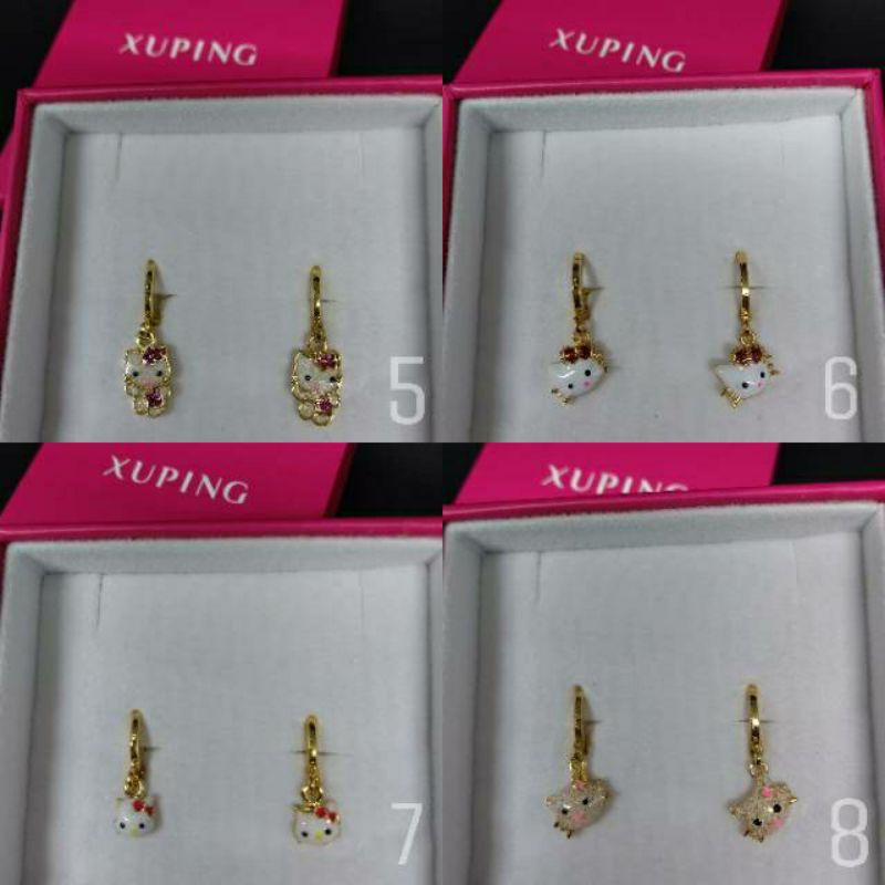 Anting anak kupu-kupu kitty lapis mas AA1