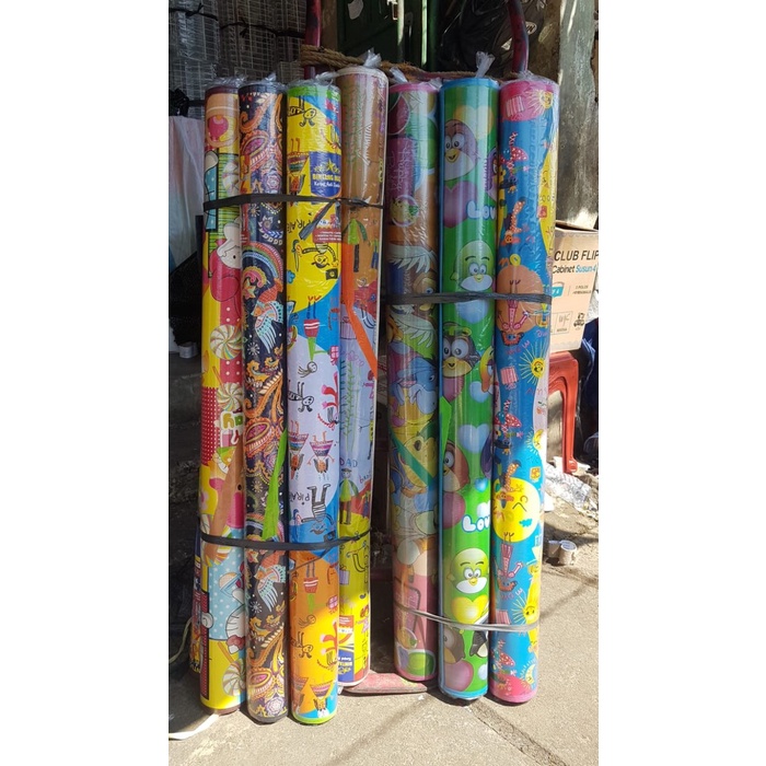 TIKAR-KARPET- TIKAR GULUNG PLASTIK / KARPET LANTAI MOTIF / LIPAT MURAH 120 X 170 CM - TIPIS -KARPET-