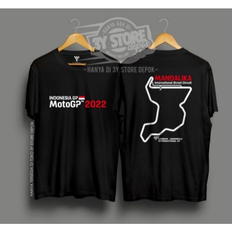 T shirt kaos moto GP 2022 Mandalika