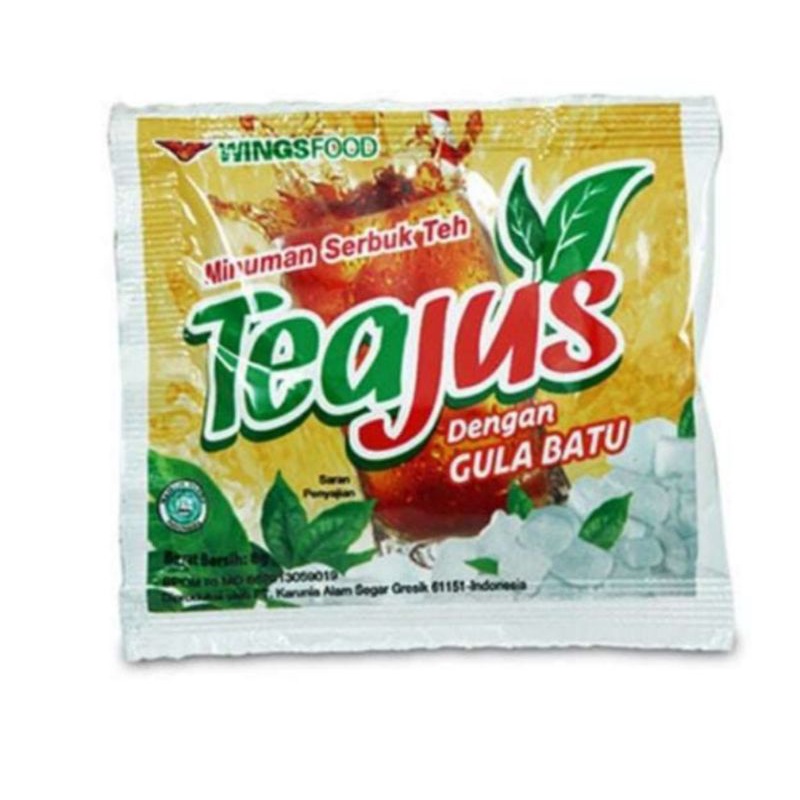 

Teajus gula batu sachet