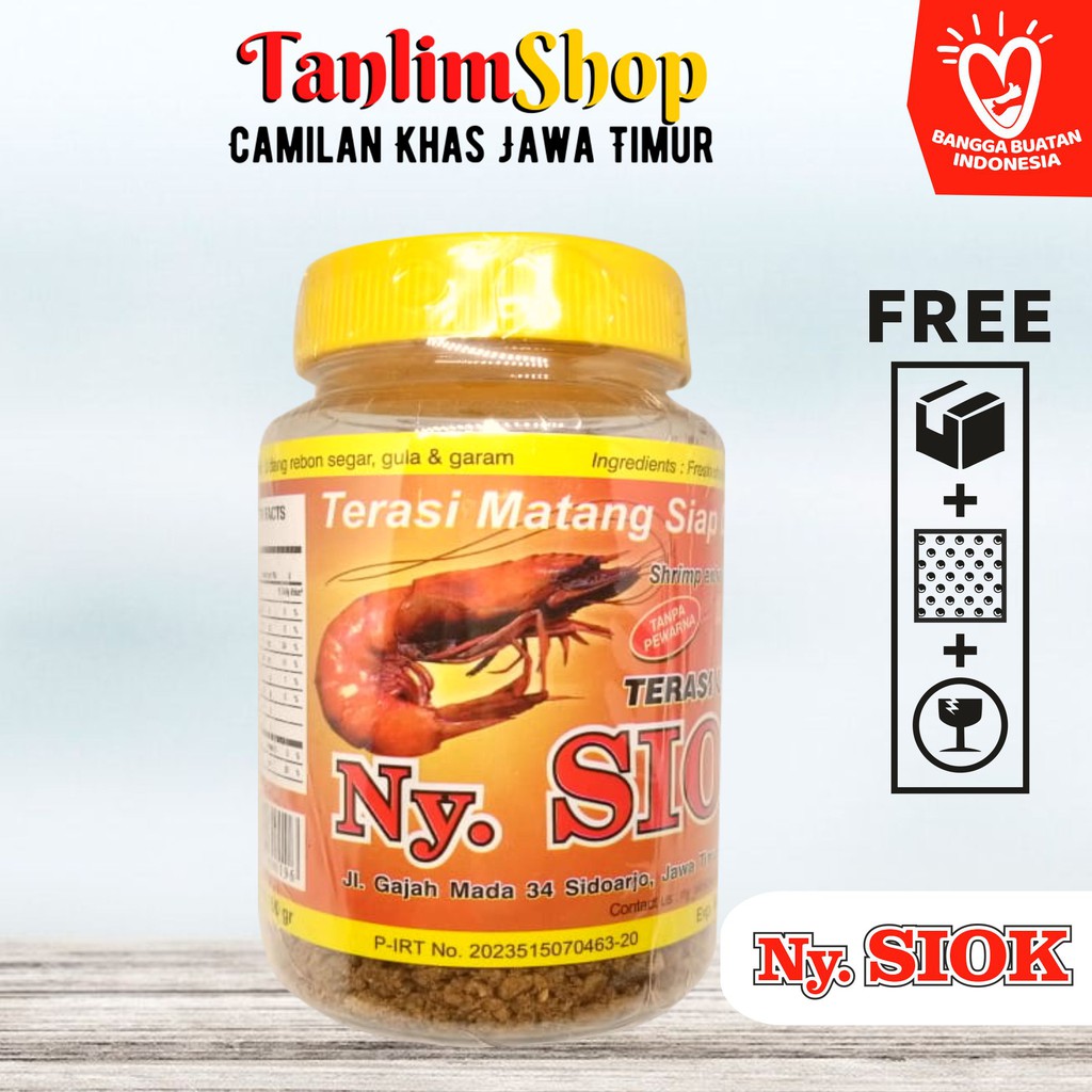 Terasi/Trasi Udang Matang Ny Siok - 150gr