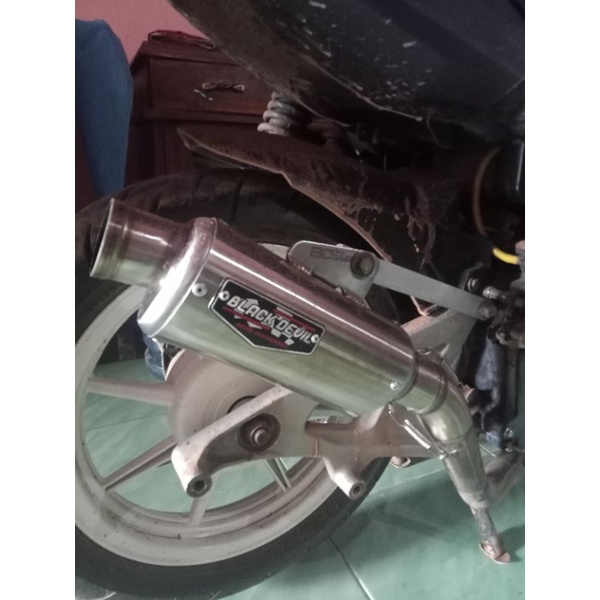 knalpot black devil Vario 150