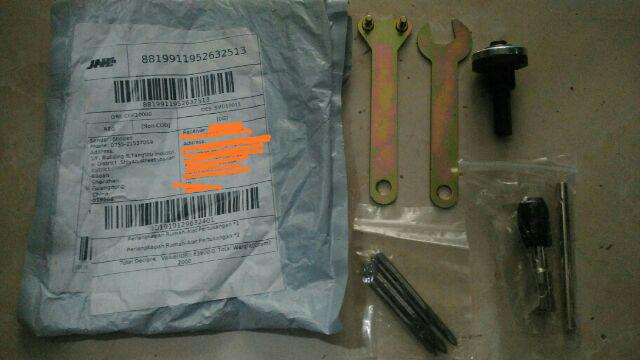 Hand Screw Thread Tap Wrench Handle With 4pcs Straight Flute Taps M3/m4/m5/m6