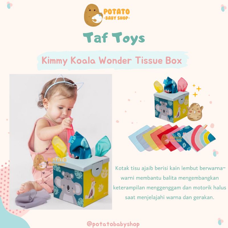 Taftoys Kimmy Koala Wonder Tissue Box