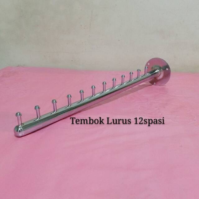 Hanger suling Tembok Lurus 12titik