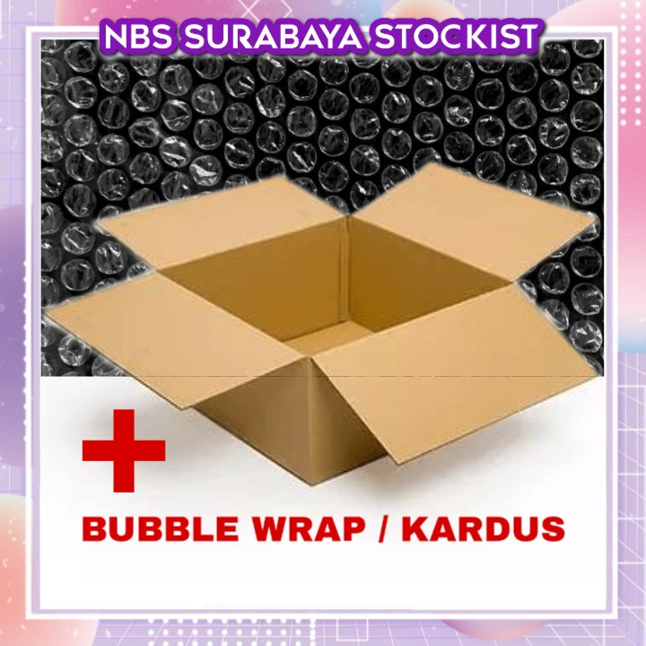 

EXTRA BUBBLEWRAP DAN KARDUS UNTUK PACKING