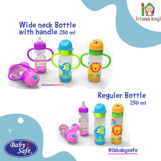 Baby Safe Bottle 250 ml AP004/AP002- Botol susu bayi / BOTOL SUSU MURAH