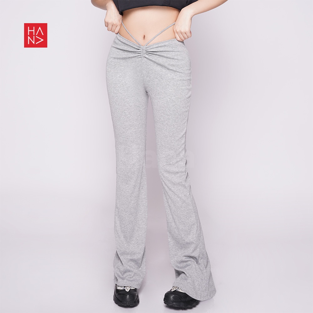 HanaFashion JKT - Paris Celana Panjang Wanita Long Pants with Rope - LP124