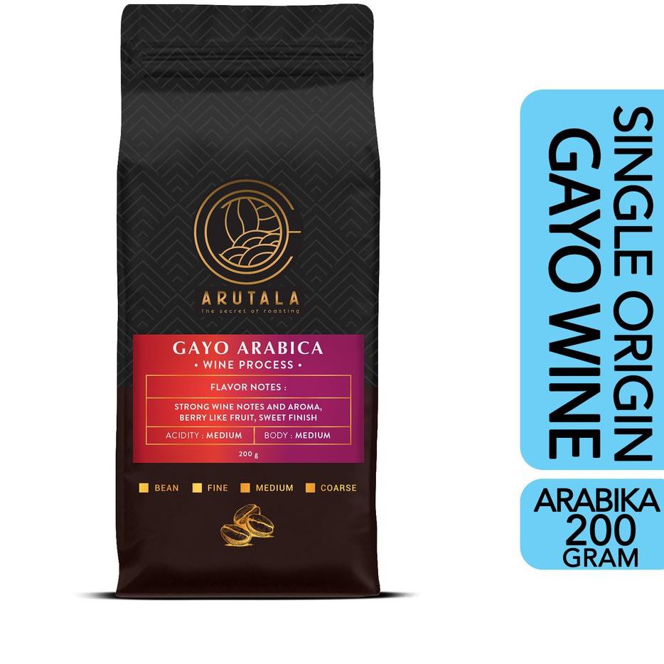 

Segera Miliki ✵ ARUTALA Kopi Arabika Gayo Wine 200 gr^^