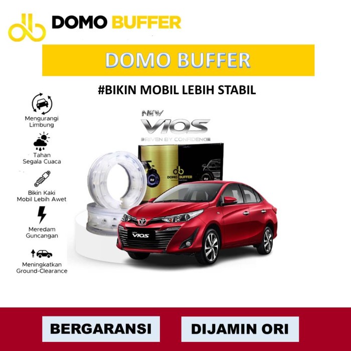 Karet Damper Peredam Guncangan Mobil New Vios Domo Buffer Vios Anti Limbung - Shock Depan