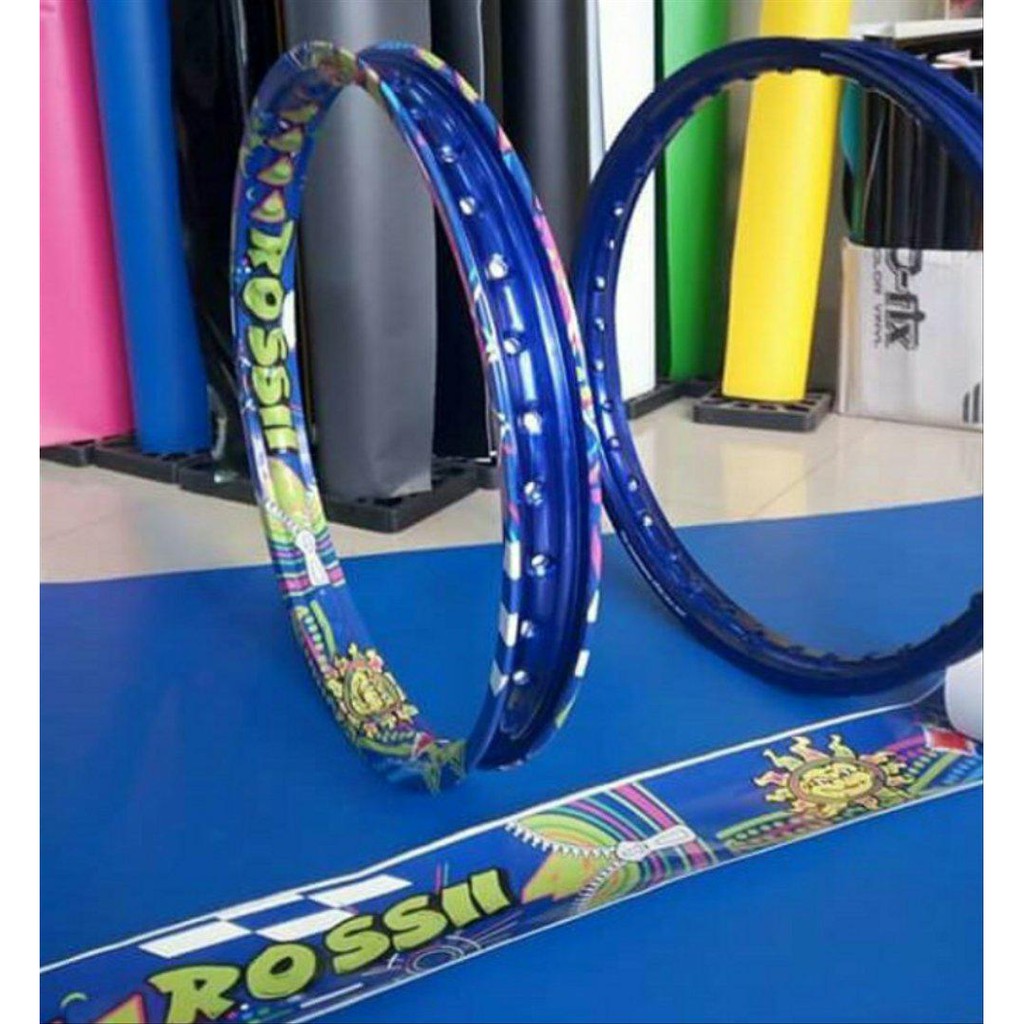 Big Sale Zian Lis Velg Biru Rossi Bagus
