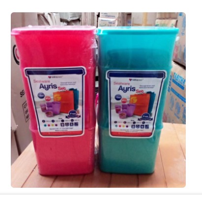 Paket Toples Ayris 1 Set 5 Pcs GBU Sealware Plast Kotak Penyimpanan