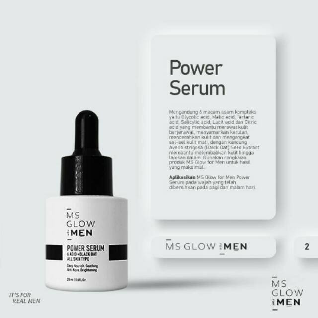 MS GLOW MEN ENERGY SERUM MEN BPOM
