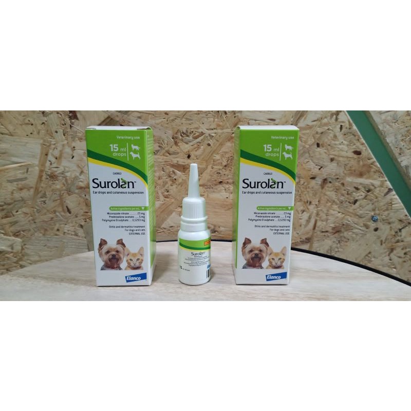 surolan ear drops and cutaneous suspension 15 ml