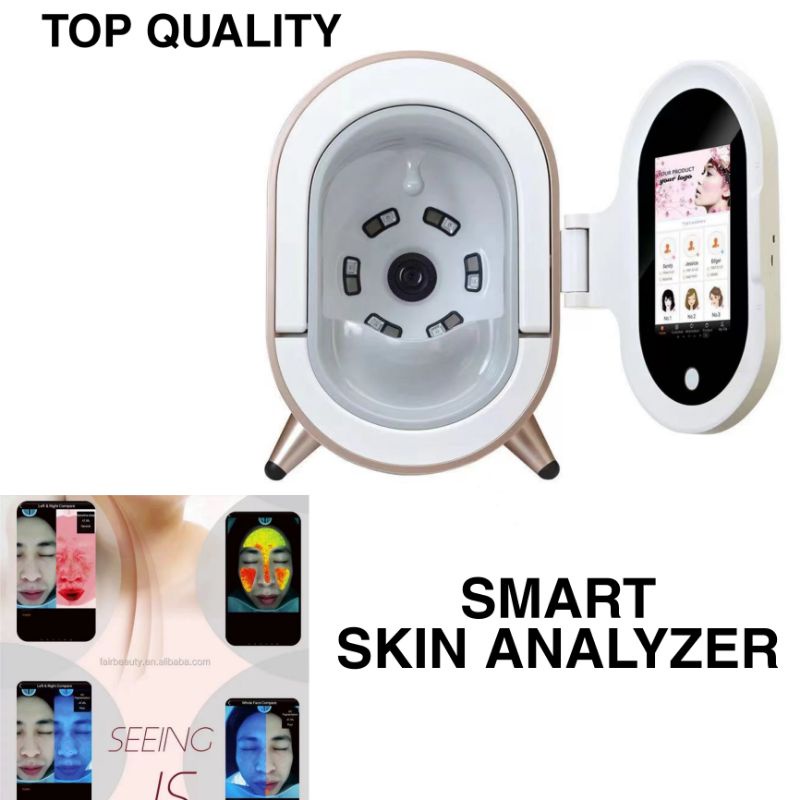 skin analysis kualitas top biasa di pakai klinik kecantikan smart system analyzer