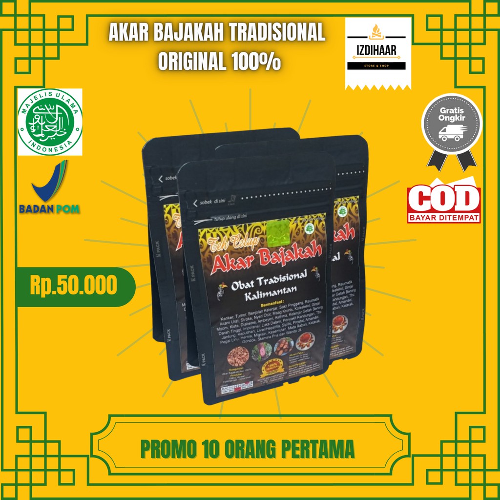 

Teh Celup Akar Bajakah isi 10 Asli Kalimantan 100% Asli Original