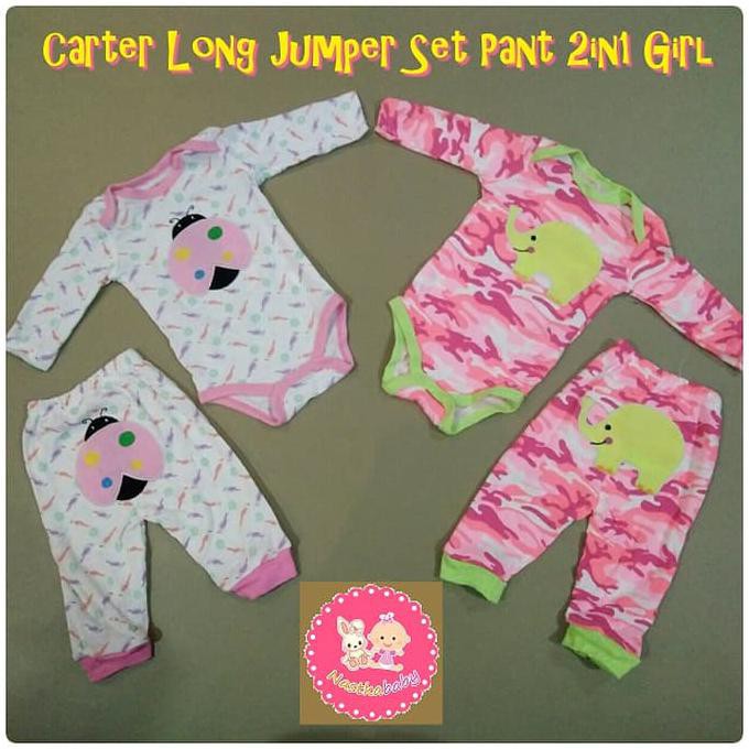 Termurah Carter Long Jumper Set Pant 2In1 - Girl / Jumper Carter Pack Isi2Set