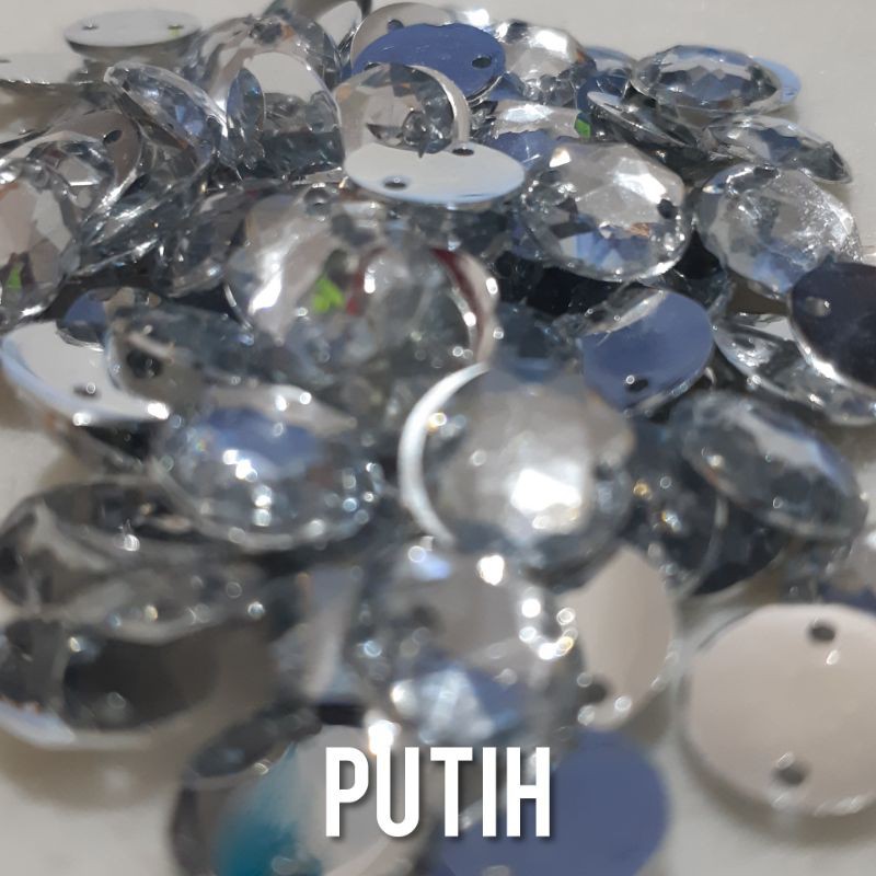 DIAMOND BULAT AKRILIK / KRISTAL JAHIT BULAT 7 MM