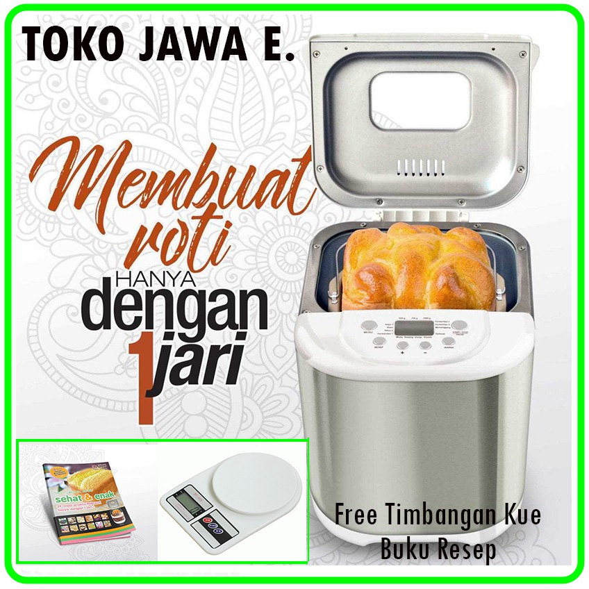 RB Re Bread/ ReBread Maker E10/RB350 Mesin Roti Otomatis - STAINLESS