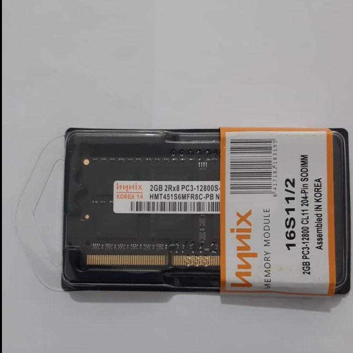 RAM HYNIX SODIMM DDR3 2GB PC 12800