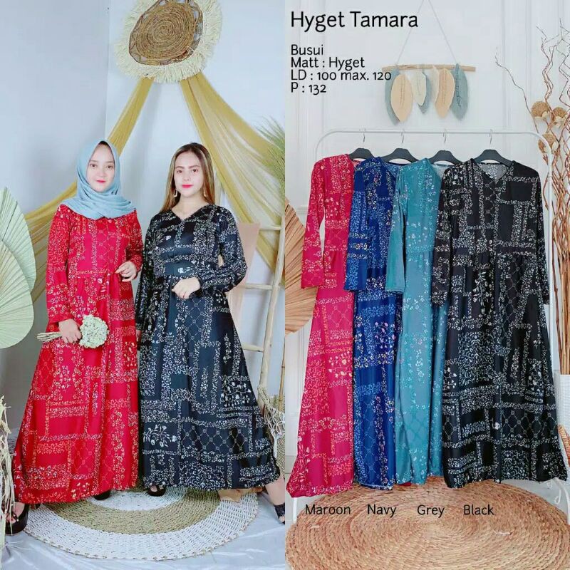 Gamis Hyget jumbo daily dipakai harian