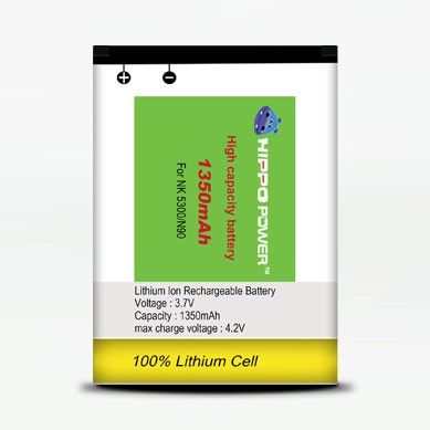 Hippo Baterai Nokia - BL5B 5300/N90 (1350MAH)