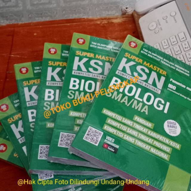 BUKU OSN BIOLOGI SMA / SUPER MASTER KSN BIOLOGI SMA MA / BUKU OLIMPIADE BIOLOGI SMA
