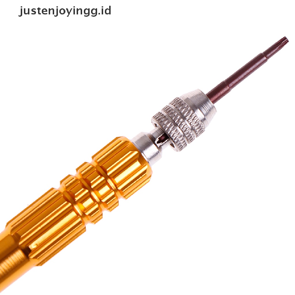 【justenjoyingg.id】 Multifunction mini Blade Screwdriver With Replacemet Head Anti Slip Repair tools .