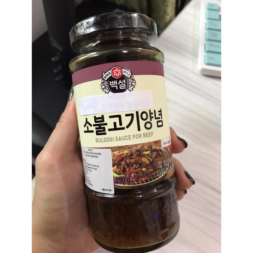 

Beksul Korean BBQ Bulgogi Sauce Marinade- Saus bumbu BBQ- 290gr