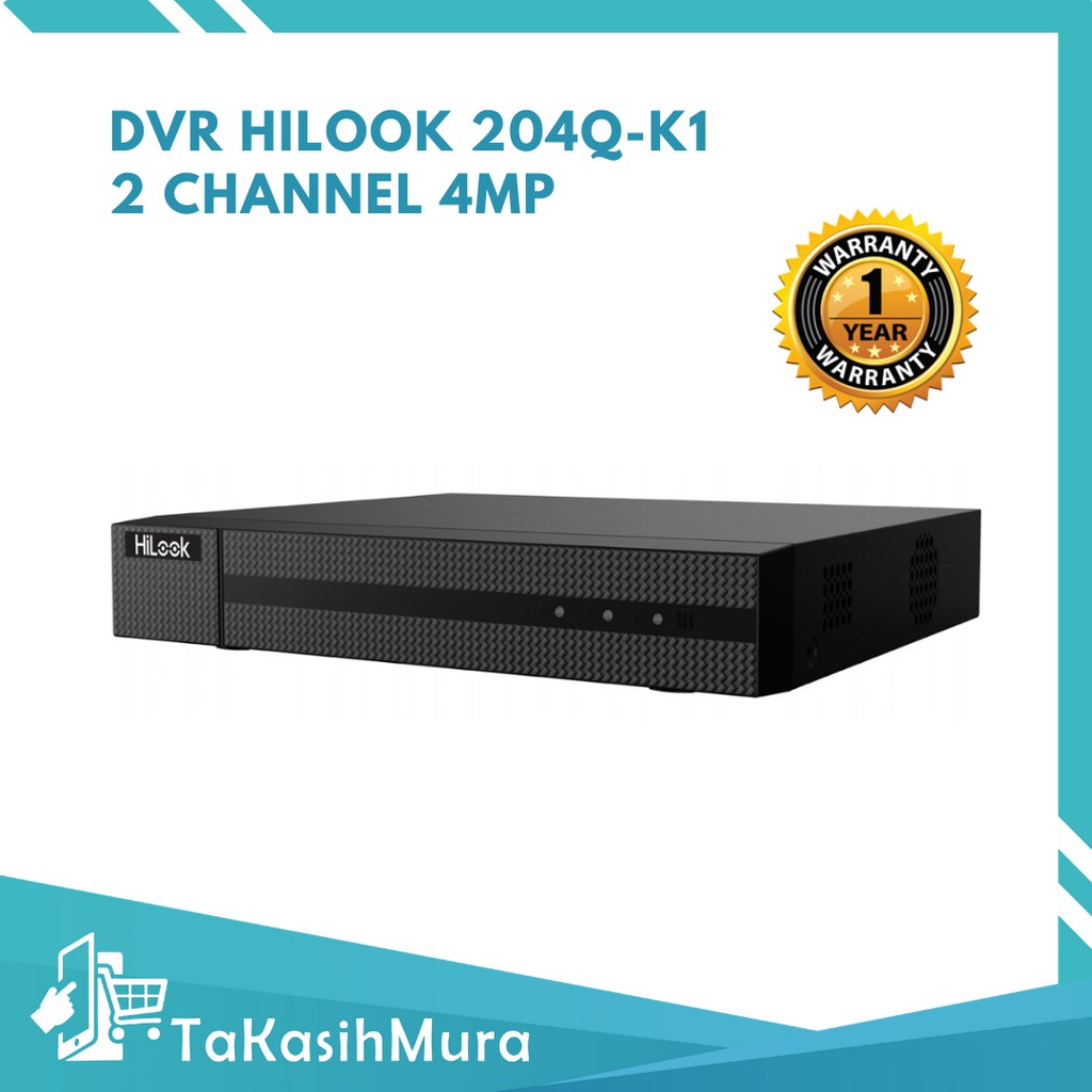 DVR Hilook 204Q-K1 4MP FULL HD - Perekam CCTV Cloud Hilookvision Garansi