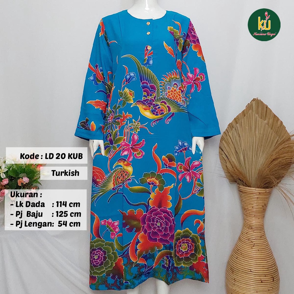 COD LD 20 KUB | DASTER PANJANG KENCANA UNGU ASLI LABEL BIRU | LongDress Wanita Lengan Panjang Busui ini-Turkish J