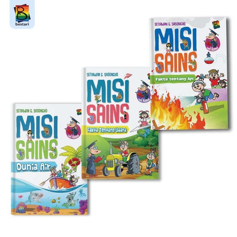 Buku Pengetahuan Anak - Komik anak - Misi Sains - Ensiklopedi Anak
