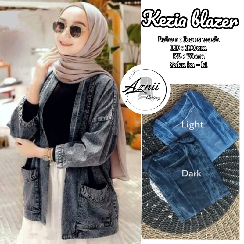 KEZIA BLAZER ORIGINAL JEANS WASH HQ
