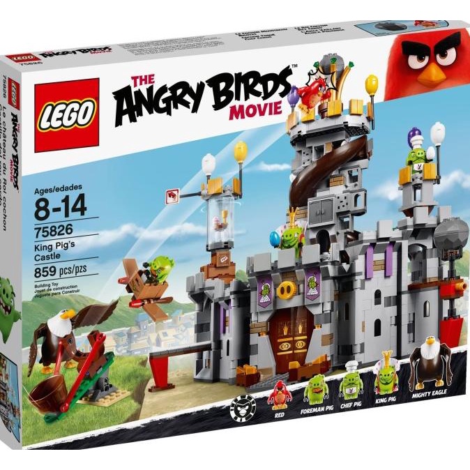 Lego 75826 The Angry Birds Movie King Pig'S Castle
