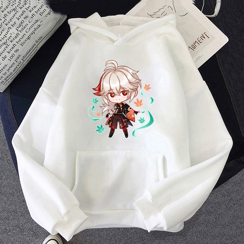 Sweater Jaket Hoodie Hoddie Anime Kaedehara Kazuha Genshin Impact
